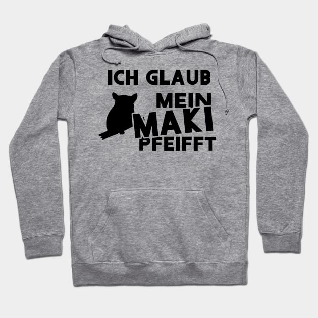 Maki Spruch Kuscheltier Bananen Chill Schlaf Hoodie by FindYourFavouriteDesign